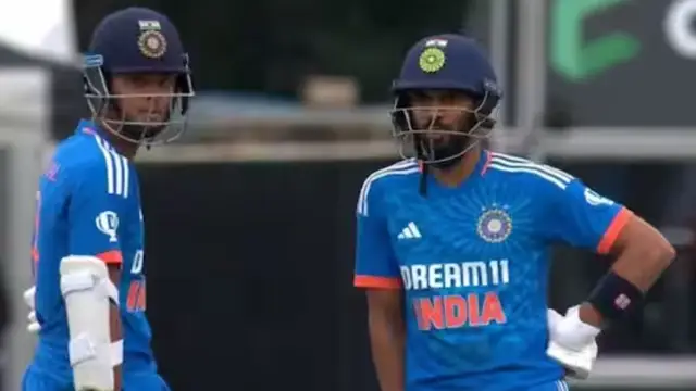 குறுக்க நாங்க வரலாமா.. மழையால் சொதப்பிய ஆட்டம் – 2 ரன்களில் தப்பிய இந்தியா – விபரம் இதோ.