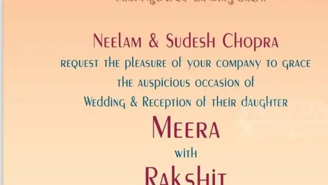 वेंडिग कार्ड लीक! जल्द शादी रचाने वाली इस हसीना की बहन, जानें मेहंदी और हल्दी से लेकर सारी डिटेल