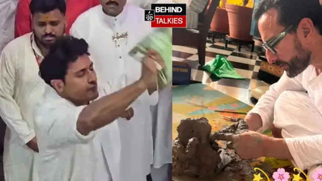 गणेश चतुर्थी पर सितारों का दिखा भक्ति रंग, विद्युत जामवाल ने बजाया डमरू, सैफ ने बनाई बप्पा की प्रतिमा, सलमान की मां ने की आरती,