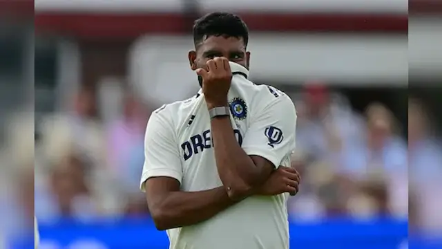 ஒரே ஒரு கொண்டாட்டதிற்கு இவ்வளவு பெரிய அபராதமா? அடுத்த போட்டியில் முகமது சிராஜிக்கு தடை விதிக்க வாய்ப்பா?? விபரம் உள்ளே!