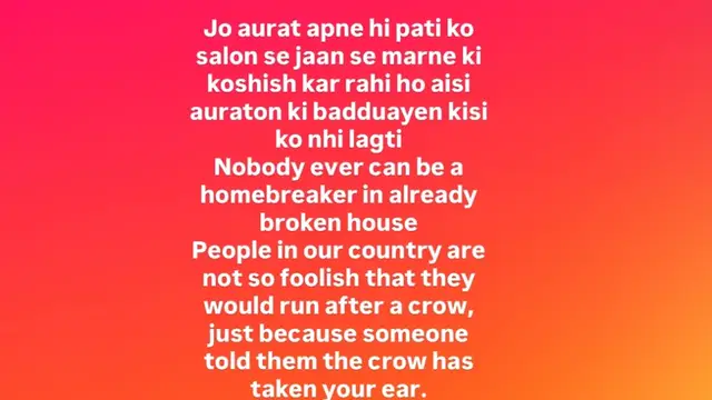 'जो औरत अपने पति को जान से मारने की कोशिश...' गोविंदा की रूमर्ड गर्लफ्रेंड कोमल का पोस्ट वायरल