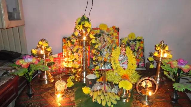 செல்வத்தை கொடுக்கும் நவராத்திரி தீபம்!!