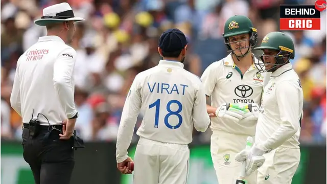 Virat Kohli vs Sam Konstas Heated Argument: बॉक्सिंग डे टेस्ट में विराट कोहली और सैम कॉन्स्टास के बीच तीखी बहस, भारतीय स्टार ने 19 वर्षीय को मारी कंधे से टक्कर!