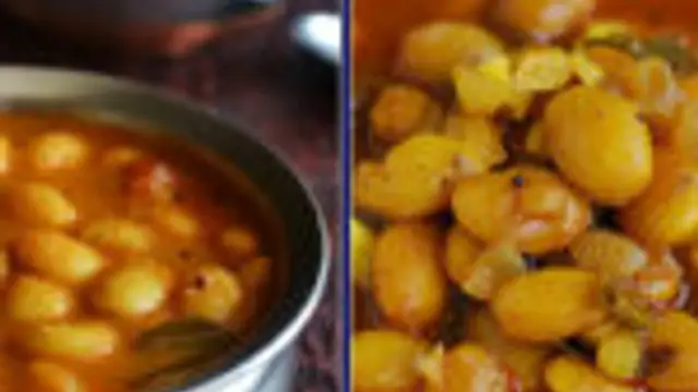 காரசாரமான ருசியில் மதிய உணவுக்கு ஏற்ற மொச்சைக் குழம்பு இப்படி செய்து பாருங்க!