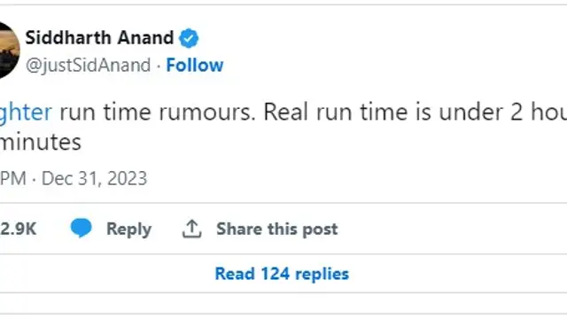 Exclusive: निर्देशक सिद्धार्थ आनंद ने बताया फाइटर का रन टाइम, जाने कितनी देर की होगी ऋतिक और दीपिका की फिल्म