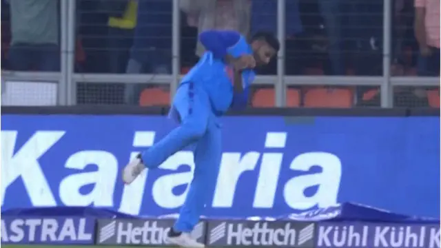 IND vs NZ: सूर्यकुमार यादव ने लिया ऐसा कैच, देखता रह गया पूरा नरेंद्र मोदी स्टेडियम