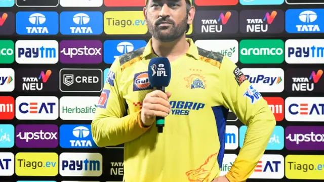 எங்களின் தோல்விக்கு காரணம் இதுதான் – சென்னை அணியின் தோல்விக்கு பிறகு பேசிய தோனி.
