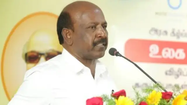 “இனி மக்களுக்காக எதுவும் செய்ய வேண்டாம்... கட்சிக்காரர்களுக்குச் செய்யுங்கள்!” – ஆர்.எஸ்.பாரதி ஆவேசப் பேச்சு