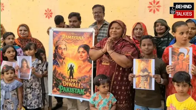 पाकिस्तान में गूंजे ‘जय श्री राम’ के जयकारे, कराची के मंदिर में ‘रामायणम्’ के पोस्टर लगाकर ढोल-नगाड़ों और पटाखों से मना जश्न!