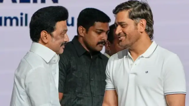 வீடியோ : தோனி தமிழ்நாட்டின் தத்துப்பிள்ளை – தோனிக்கு புகழாரம் சூட்டிய முதல்வர் ஸ்டாலின்.
