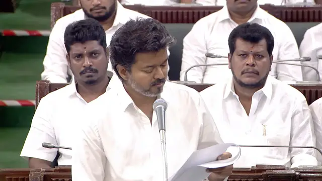 CM Vijay in Assembly