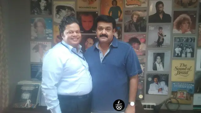 Anoop Chandran With Mohanlal