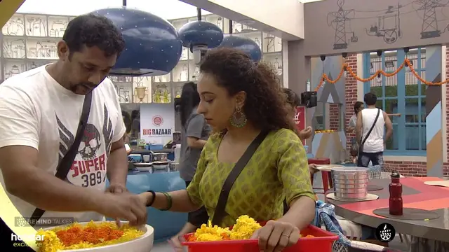 Pearle Maaney task in Bigg Boss House