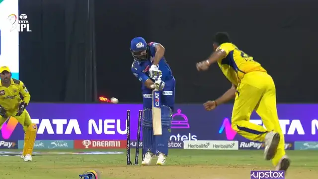 வீடியோ: ரோஹித் ஷர்மாவை CLEAN BOWLED செய்துவிட்டு துள்ளி குதித்த தேஷ்பாண்டே
