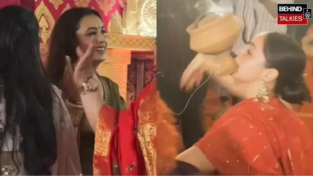 रानी मुखर्जी ने दुर्गा पूजा में शानदार डांस करके किया सबको मदहोश !! सुमोना ने भी दिखाया जलवा
