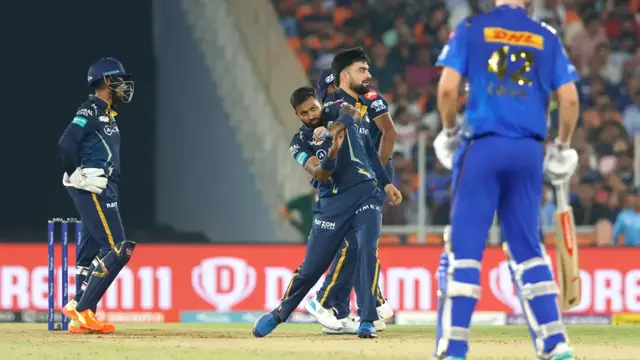 மீண்டும் சொதப்பிய மும்பை பேட்ஸ்மேன்கள் – 55ரன்கள் வித்தியாசத்தில் குஜராத் டைட்டன்ஸ் அபார வெற்றி