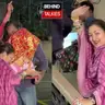 सुनीता आहूजा अकेले घर लाईं गणपति बप्पा, न साथ दिखे गोविंदा न बच्चे, ढोल की थाप पर जमकर नाचीं