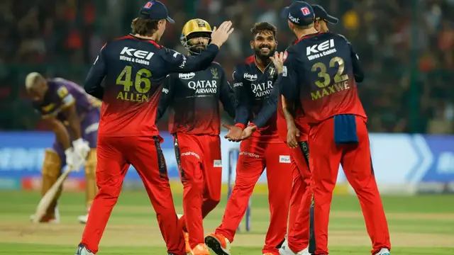 RCB -யின் கோட்டையை தகர்த்தது KKR – 21 ரன்கள் வித்தியாசத்தில் வெற்றி பெற்றது.