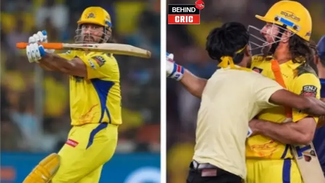 CSK vs GT: सिक्योरिटी तोड़कर मैदान में घुस आया फैन, थाला धोनी के छुए पैर, बीच में रोकना पड़ा मैच
