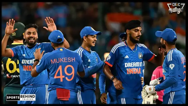 கடைசி வரை சென்ற போட்டியை போராடி ஆஸ்திரேலியா அணியை அடக்கிய அர்ஷ்தீப் சிங். த்ரில் வெற்றி பெற்ற இந்திய அணி.