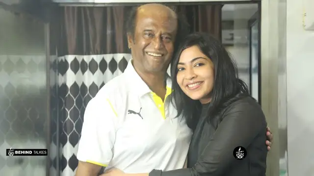 VJ Ramya with Rajini