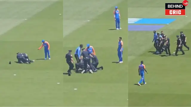 T20 World Cup 2024: रोहित से मिलने मैदान में घुसा फैन, US पुलिस ने दबोची गर्दन, जमीन से चिपका दिया मुंह