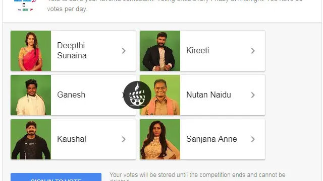 Bigg Boss Vote Telegu - Step1
