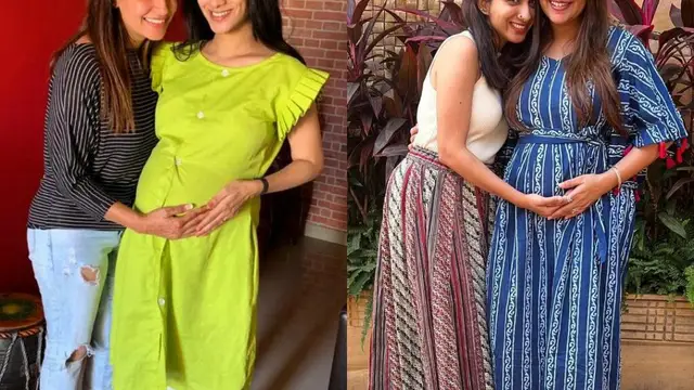 Dipika Kakar ने फ्लॉन्ट किया बेबी बंप, ब्लू ड्रेस में बेहद खूबसूरत दिखीं एक्ट्रेस