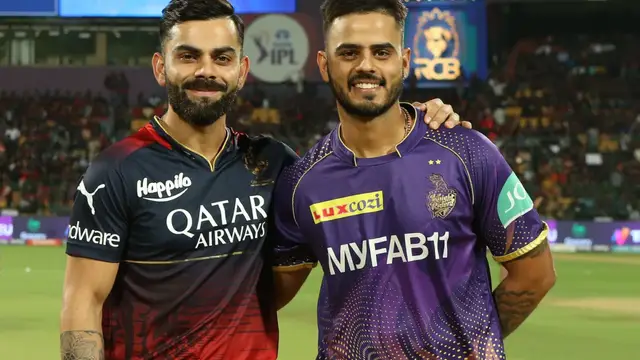 RCB -யின் கோட்டையை தகர்த்தது KKR – 21 ரன்கள் வித்தியாசத்தில் வெற்றி பெற்றது.