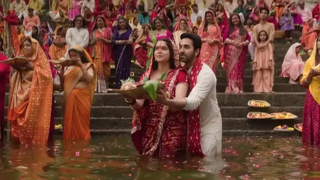 आयुष्मान खुराना-शर्वरी वाघ ने की छठ पूजा, ‘मैंने प्रेम मोल लिया’ के टाइटल ट्रैक में दिखा भक्ति और प्रेम का खूबसूरत संगम