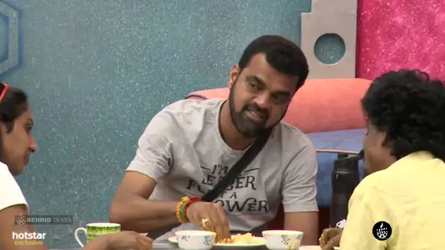 Dhadi Balaji with Nithya in Dinner