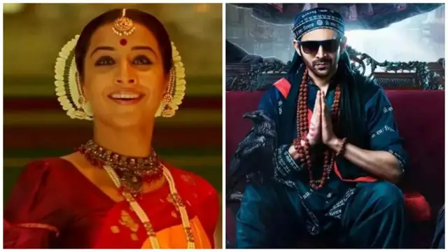 Kartik Aaryan ने विद्या पर किया मस्ती में कमेंट, सरेआम ‘मंजुलिका’ ने खींचे ‘रूह बाबा’ के गाल; क्यूट Video वायरल
