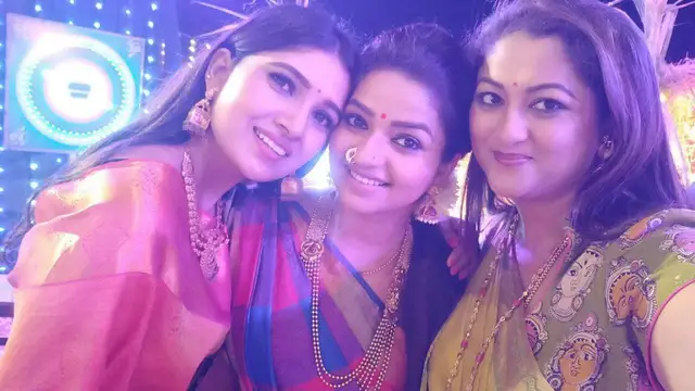 Rekha krishnappa along with vani bhojan