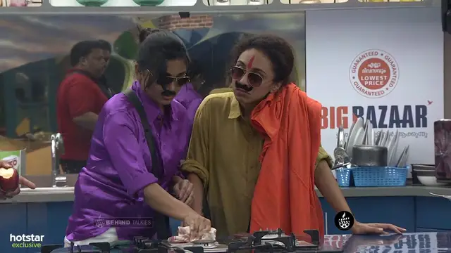 Pearle Maaney Jolly Task Bigg Boss House