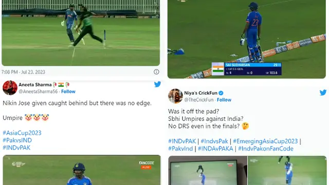 சாய் சுதர்சன் நோ பாலில் ஆட்டமிழந்தாரா? அம்பயரின் முடிவால் கொந்தளித்த ரசிகர்கள்.