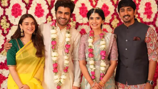 Aditi Rao hydari-Siddharth जल्द करने वाले हैं शादी? शारवानंद की सगाई में पहुंचे एक साथ