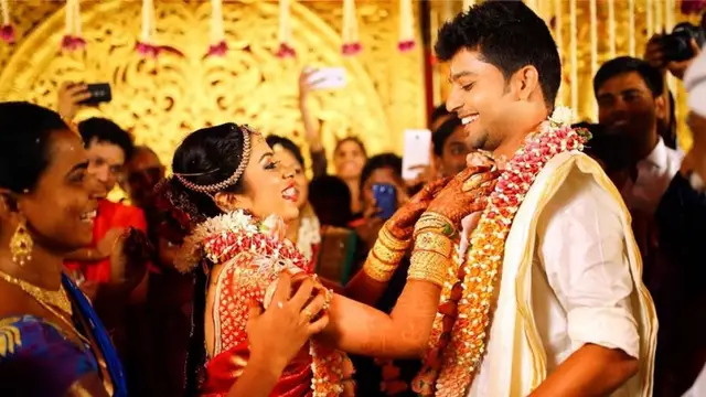 Sun Music VJ Diya Menon and Karthik Wedding