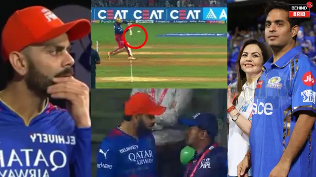 RCB vs MI: एक ही मैच में चार गलत डिसीजन देना पड़ा Nitin Menon को भारी, फैंस ने उठाया अंपायर को बैन करने की मांग!