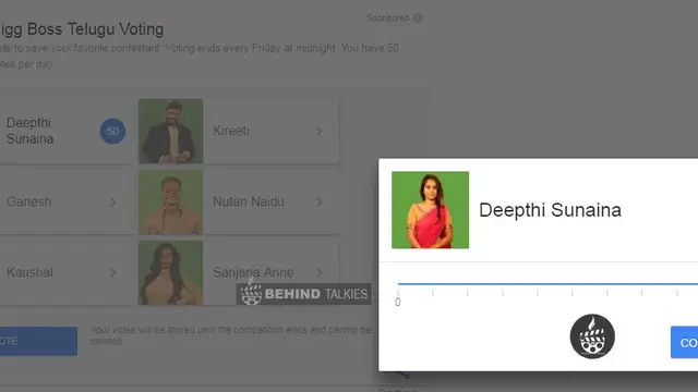 Bigg Boss Vote Telegu step 3