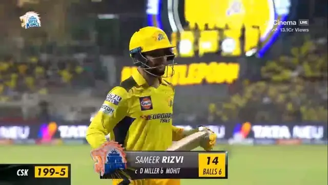 IPL தான் எனக்கு புதுசு…அடிக்குறது பழசு தான். ஐபிஎல்லில் முதல் பந்திலேயே ராஷித் கான் பந்தை அடித்து விளாசிய சமீர் ரிஸ்வி.