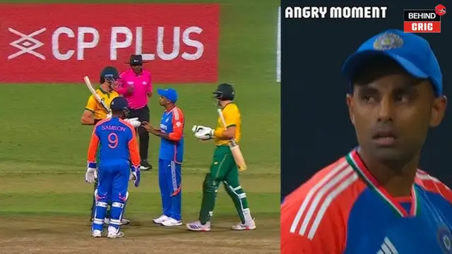 IND vs SA : संजू सैमसन के चक्कर से मार्को यानसन से भिड़े कप्तान सूर्यकुमार यादव, Live मैच में क्यों मचा हंगामा? Video आया सामने